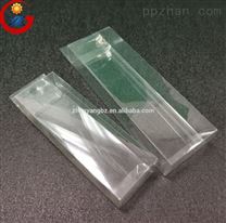 厂家定制透明PET PVC透明塑料折叠盒，带挂孔