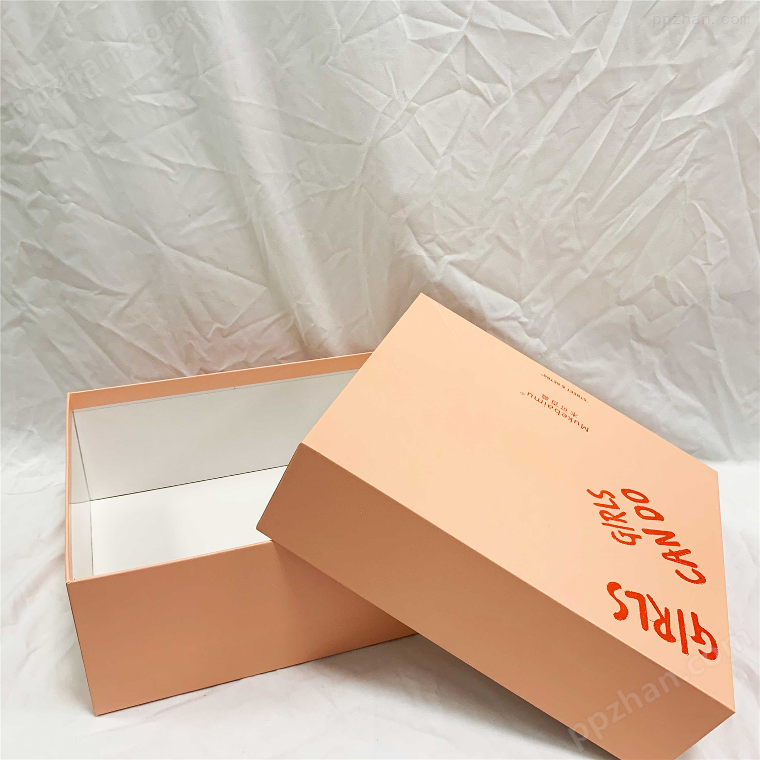 彩盒鞋盒定做 铜版纸包装盒 logo印刷设计