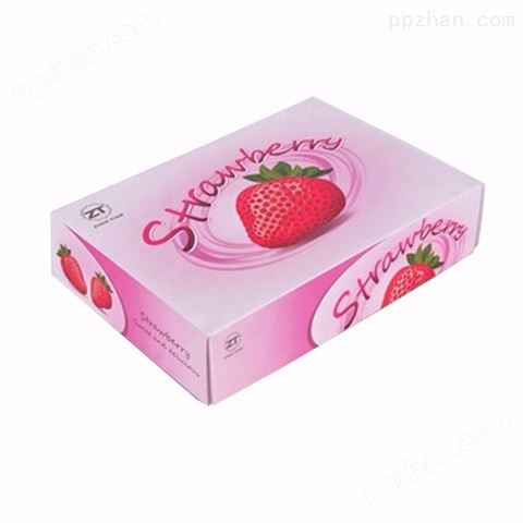 牛奶草莓包装彩盒订制