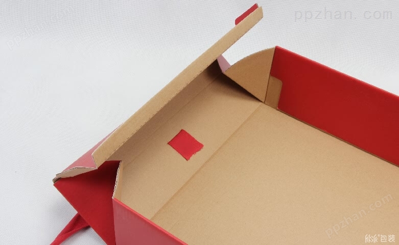 环保食品礼盒底盒折叠方式