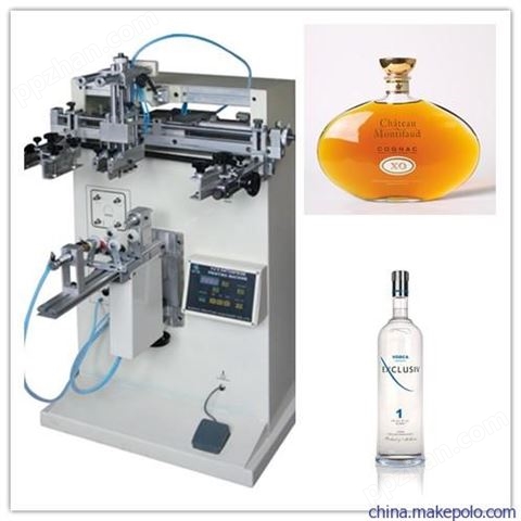 瓶子丝印机300R圆面丝网印刷机