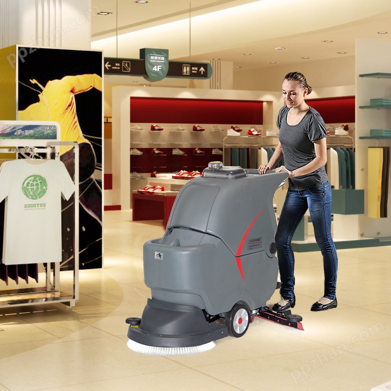 GM50B手推电瓶式洗地机 工厂擦扫地机 物业保洁用车间用洗地车
