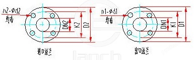 GCN-单螺杆泵 尺寸图