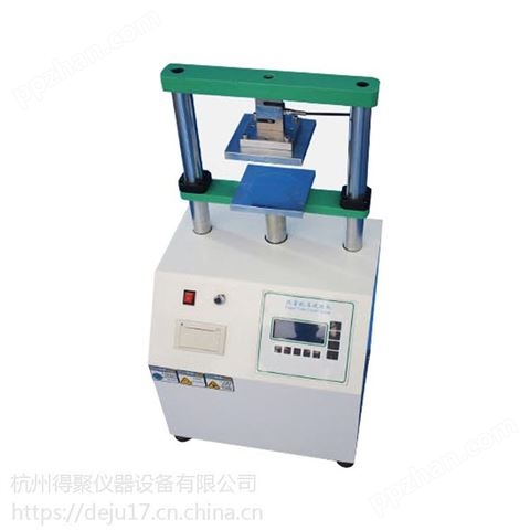 杭州得聚纸管抗压试验机纸管平压强度耐压测试机