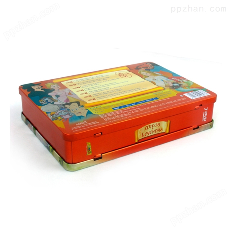 手挽式经典儿童童话动画片DVD包装盒马口铁铁盒