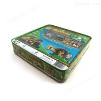 马达加斯加动画片包装铁盒 马口铁动画片光碟包装盒