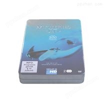 探索深海世界纪录片DVD光碟包装铁盒 纪录片光盘包装盒