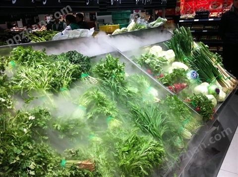 超市果蔬架喷雾加湿器