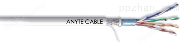 ANYDATA-SFTP Cat5e超五类编织屏蔽网络线数据传输电缆