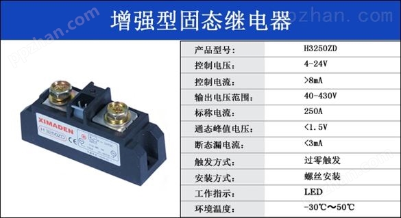 H3250ZD增强型固态继电器